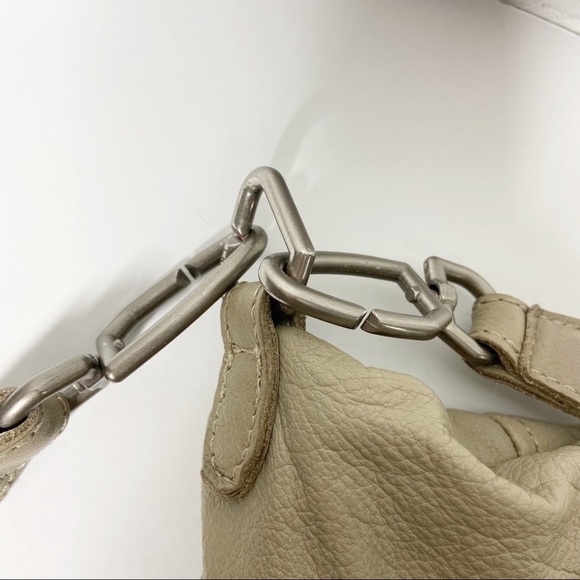 Leibeskind Berlin Taupe Soft Leather Hobo Crossbody - Picture 4 of 10